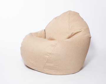 Кресло-мешок Макси, рогожка, 150х100, песочное в Пскове - предосмотр