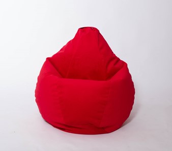 Кресло-мешок Груша большое, велюр однотон, красное в Пскове - предосмотр 2
