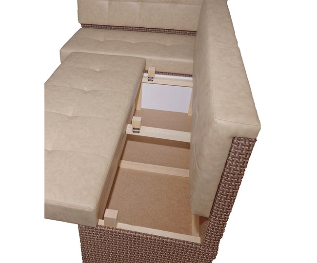 Кухонный угловой диван Нео КМ 3 с механизмом 2000*1110 в Пскове - изображение 6