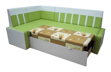 Кухонный угловой диван Квадро 2 со спальным местом в Пскове - предосмотр 2