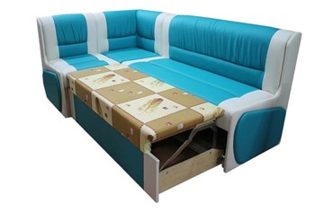 Кухонный угловой диван Квадро 4 со спальным местом в Пскове - предосмотр 2