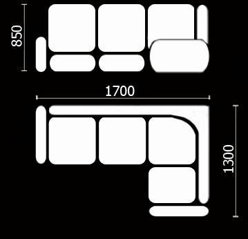 Угловой кухонный диван Нео КМ-01 (168х128 см.) в Пскове - изображение 3