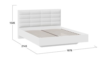 Кровать двуспальная Агата тип 1 (Белый) в Пскове - предосмотр 2