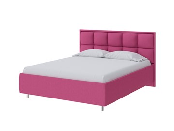 Кровать спальная Chessy 160х200, Рогожка (Savana Berry (фиолетовый)) в Пскове