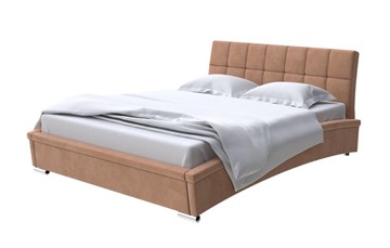 Кровать 2-спальная Corso-1L 160x200, Микровелюр (Manhattan Брауни) в Пскове