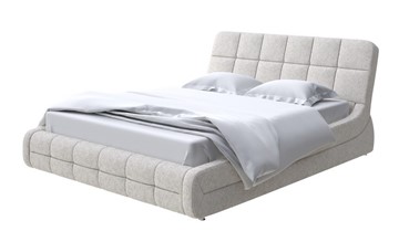 Спальная кровать Corso-6 140x200, Рогожка (Levis 12 Лён) в Пскове