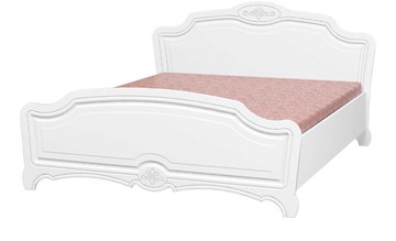 Кровать в спальню Лотос (Лак-Белый Жемчуг) 160х200 в Пскове