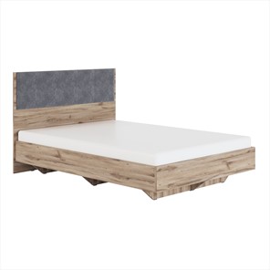 Кровать Николь (мод.1.3) 1,6 серый текстиль, с ортопедическим основанием в Пскове