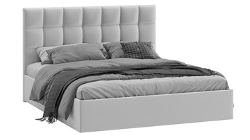 Кровать 2-спальная с подъемным механизмом Эмбер (Велюр Confetti Silver) в Пскове