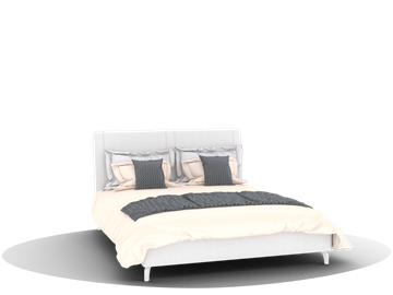 Двуспальная кровать Siena (КМ-01, 1600) под ПМ в Пскове