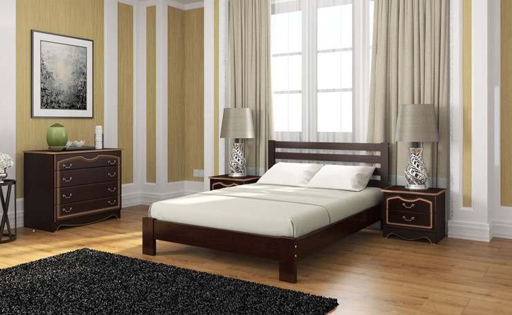 Двуспальная кровать Вероника (Белый Античный) 160х200 в Пскове - изображение 4