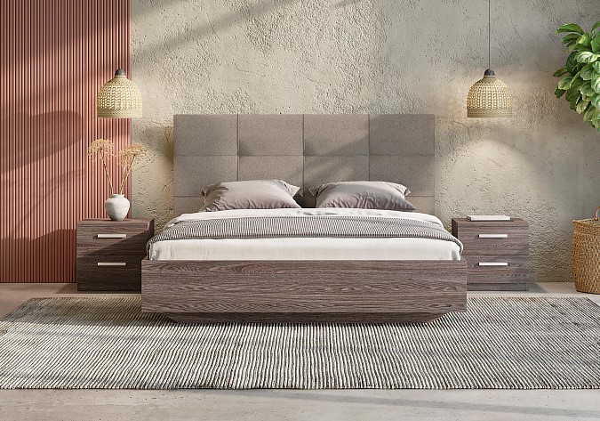 Спальная кровать Victoria (ясень анкор) 200х190 с основанием в Пскове - изображение 2