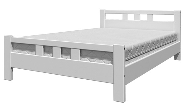 Кровать 1.5-спальная Вероника-2 (Белый Античный) 140х200 в Пскове - изображение