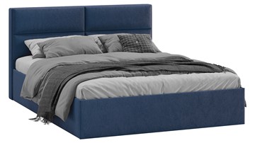 Кровать с механизмом 2-спальная Глосс Тип 1 (Микровелюр Wellmart Blue) в Пскове