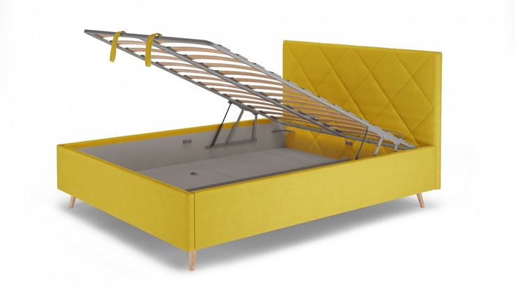 Кровать 1,5-спальная Kim 1400х1900 с подъёмным механизмом в Пскове - изображение 4