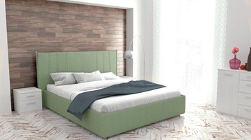 Полутороспальная кровать Аврора 140х200 (Основанием) в Пскове