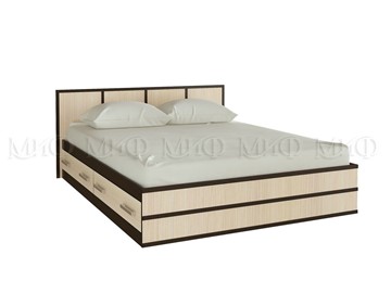 Двуспальная кровать Сакура 1600 с ящиками в Пскове
