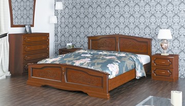 Односпальная кровать Елена (Орех) 120х200 в Пскове