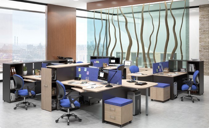 Набор мебели в офис Xten для двух сотрудников с тумбочками в Пскове - изображение 6