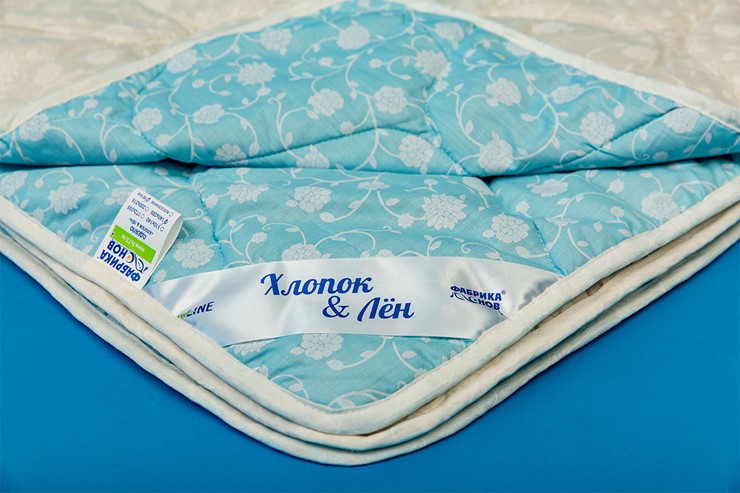 Одеяло легкое двуспальное Хлопок &  Лен в Пскове - изображение 1