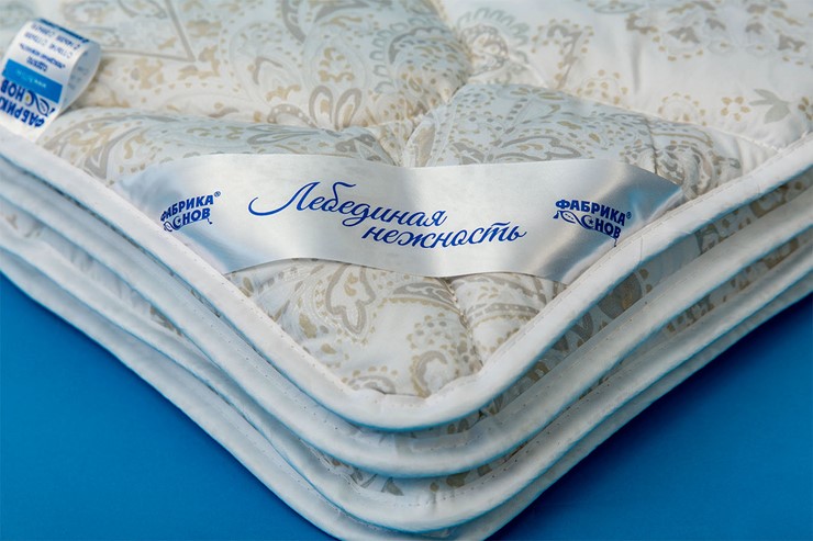 Одеяло всесезонное полутороспальное Лебединая нежность в Пскове - изображение 1