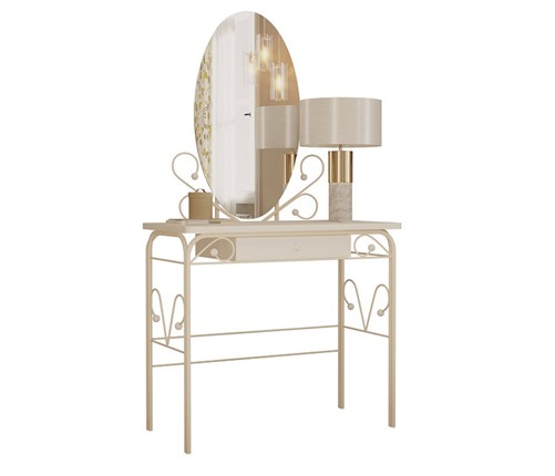 Дамский столик кремово-белый (RAL 9001) в Пскове - изображение