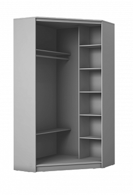 Угловой детский шкаф Хит-У-23-4-77-17, Абстракция №1, Белый в Пскове - изображение 1