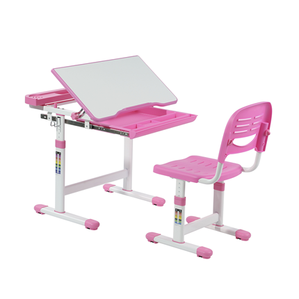 Растущая парта + стул Cantare Pink в Пскове - изображение
