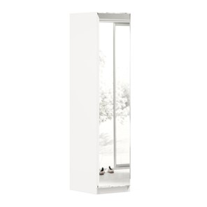 Шкаф 1-дверный Айла с зеркалом ЛД 688.140.000, Белый, исполнение 1 в Пскове