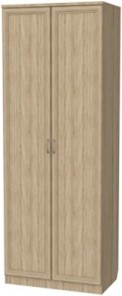 Шкаф 2-х створчатый 101 со штангой,цвет Дуб Сонома в Пскове