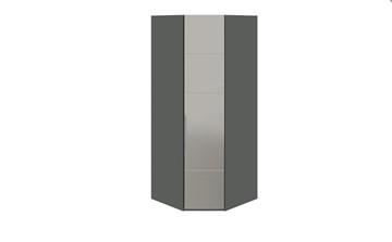 Угловой шкаф Наоми с зеркальной правой дверью, цвет Фон серый, Джут СМ-208.07.07 R в Пскове - предосмотр
