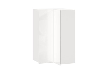 Шкаф кухонный угловой высокий Шервуд, ЛД 281.570.000.170, белый/белый глянец в Пскове