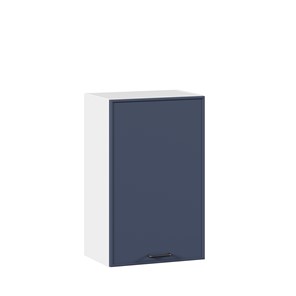 Навесной кухонный шкаф 450 Индиго ЛД 298.330.000.103, Белый/Тёмно-синий в Пскове