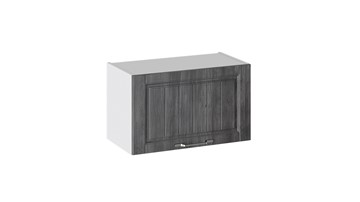 Навесной кухонный шкаф Прованс (Белый глянец/Санторини темный) В_36-60_1ДО в Пскове