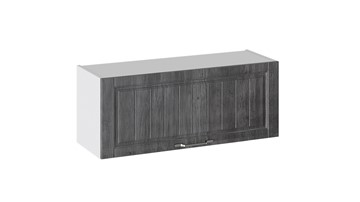 Кухонный навесной шкаф Прованс (Белый глянец/Санторини темный) В_36-90_1ДО в Пскове