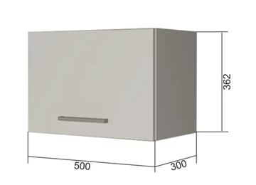 Настенный шкаф В350, Белое гладкое Ламарти/Антрацит в Пскове