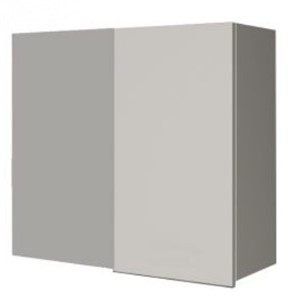Навесной кухонный шкаф ВУП 760 Белое гладкое Ламарти/Антрацит в Пскове