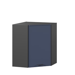 Шкаф кухонный угловой Индиго ЛД 298.610.000.158, Чёрный/Тёмно-синий в Пскове