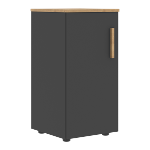 Низкий шкаф колонна с глухой дверью левой FORTA Графит-Дуб Гамильтон  FLC 40.1 (L) (399х404х801) в Пскове