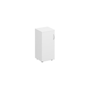 Шкаф для документов низкий узкий закрытый Комфорт КФ, белый премиум (40x38x84) К.508 ДШ в Пскове