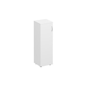 Шкаф для документов средний узкий закрытый Комфорт КФ, белый премиум (40x38x123) К.359 БП в Пскове