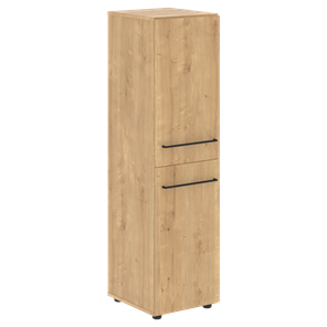 Шкаф узкий средний с глухими дверьми LOFTIS Дуб Бофорд LMC LMC 40.4 (400х430х1517) в Пскове