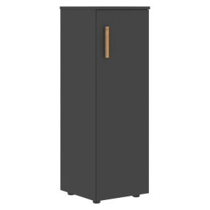 Средний шкаф колонна с глухой дверью правой FORTA Черный Графит  FMC 40.1 (R) (399х404х801) в Пскове