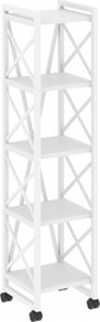 Стеллаж Loft VR.L-MST.K-5.4, Белый/Белый металл в Пскове