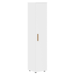 Шкаф колонна высокий с глухой дверью FORTA Белый FHC 40.1 (L/R) (399х404х1965) в Пскове