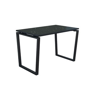 Стол для компьютера Юта 55.09, мрамор черный/металл черный в Пскове