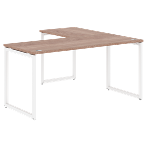 Письменный стол угловой левый XTEN-Q Дуб-сонома- белый XQCT 1615 (L) (1600х1500х750) в Пскове