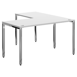 Письменный угловой  стол для персонала левый XTEN GLOSS  Белый  XGCT 1415.1 (L) (1400х1500х750) в Пскове