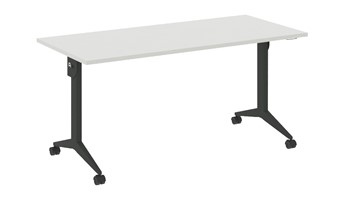 Складной мобильный стол X.M-5.7, Металл антрацит/Белый бриллиант в Пскове