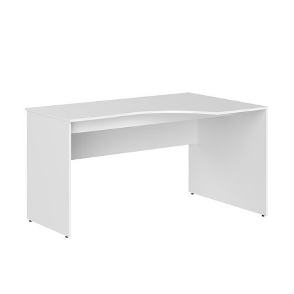 Письменный стол SIMPLE SET-1400 R правый 1400х900х760, белый в Пскове - изображение